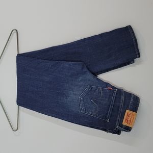 Levi's Mid Rise Skinny blue jeans size 8